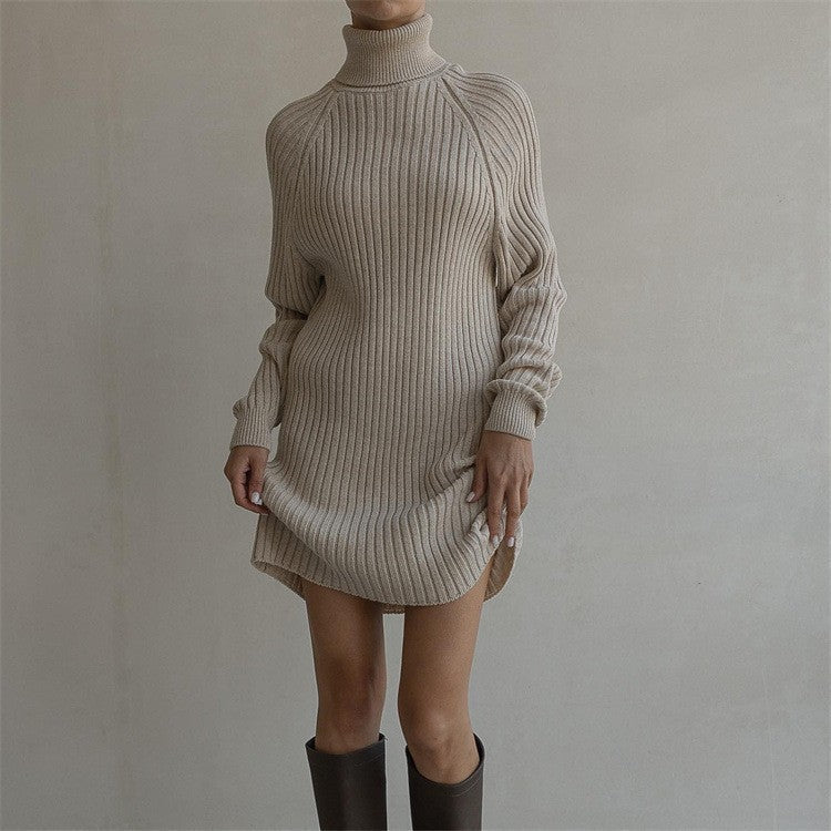 Robe pull femme à col montant et manches larges Berg-Feldt
