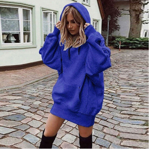 Robe pull à capuche oversize Berg-Feldt pour femme