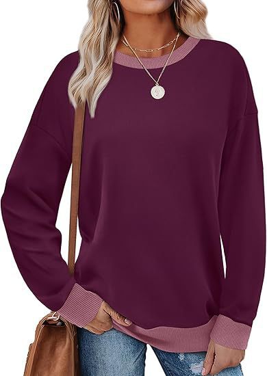 Dames sweatshirt confortable avec manches raglan et col décoratif Berg-Feldt