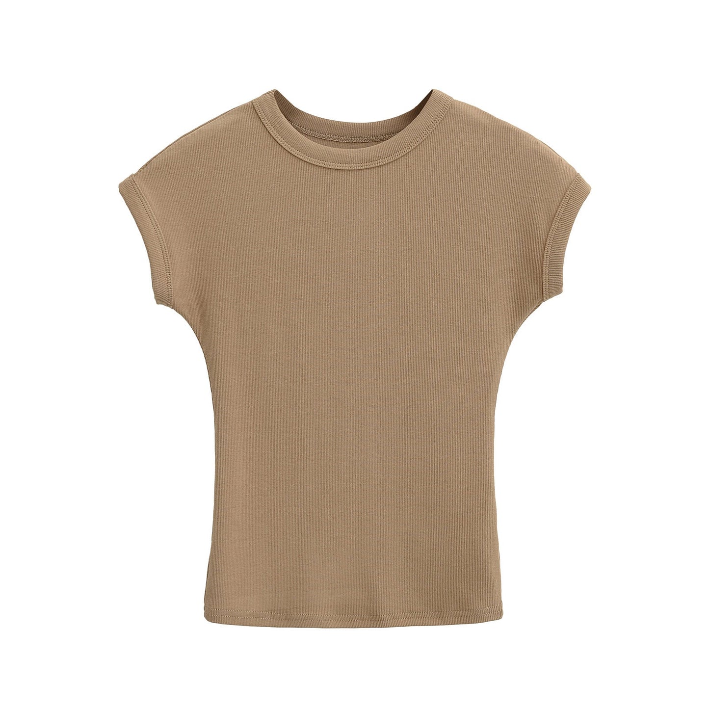 Haut à manches courtes pour femme, coupe ample et effet déchiré, de berg-feldt