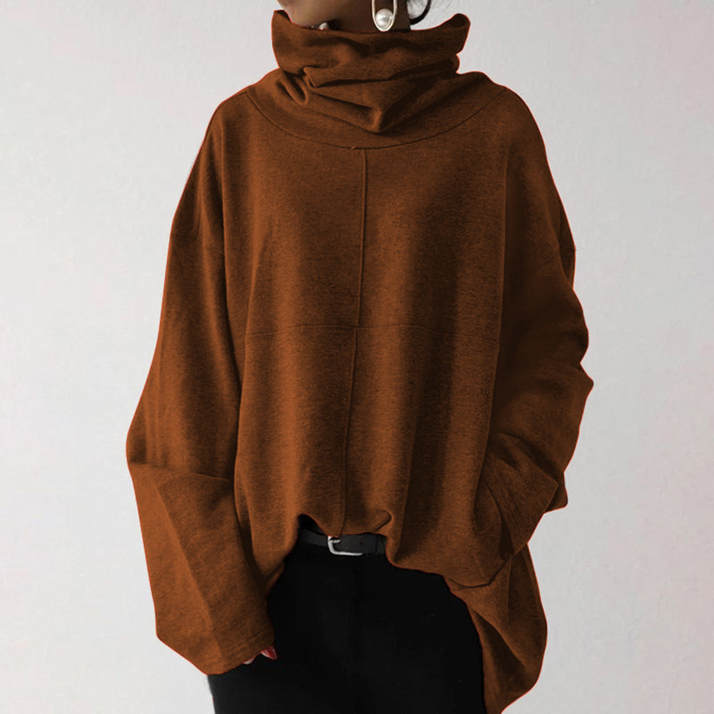 Berg-Feldt | Trendiger einfarbiger Rollkragenpullover