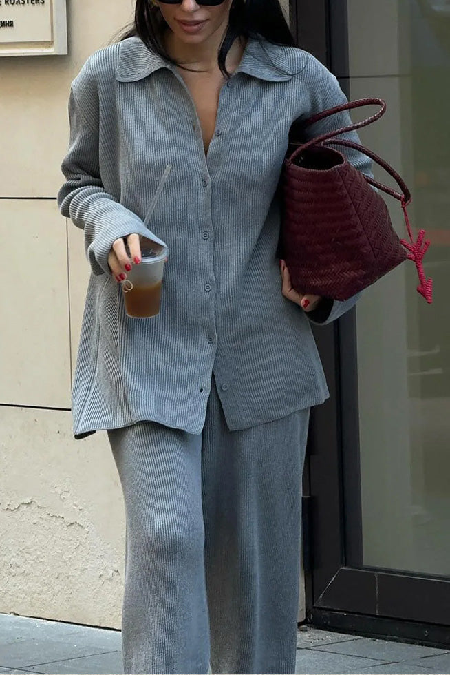 Berg-Feldt | Royal Mile Strickjacke und Hose Zwei Teiliger Anzug