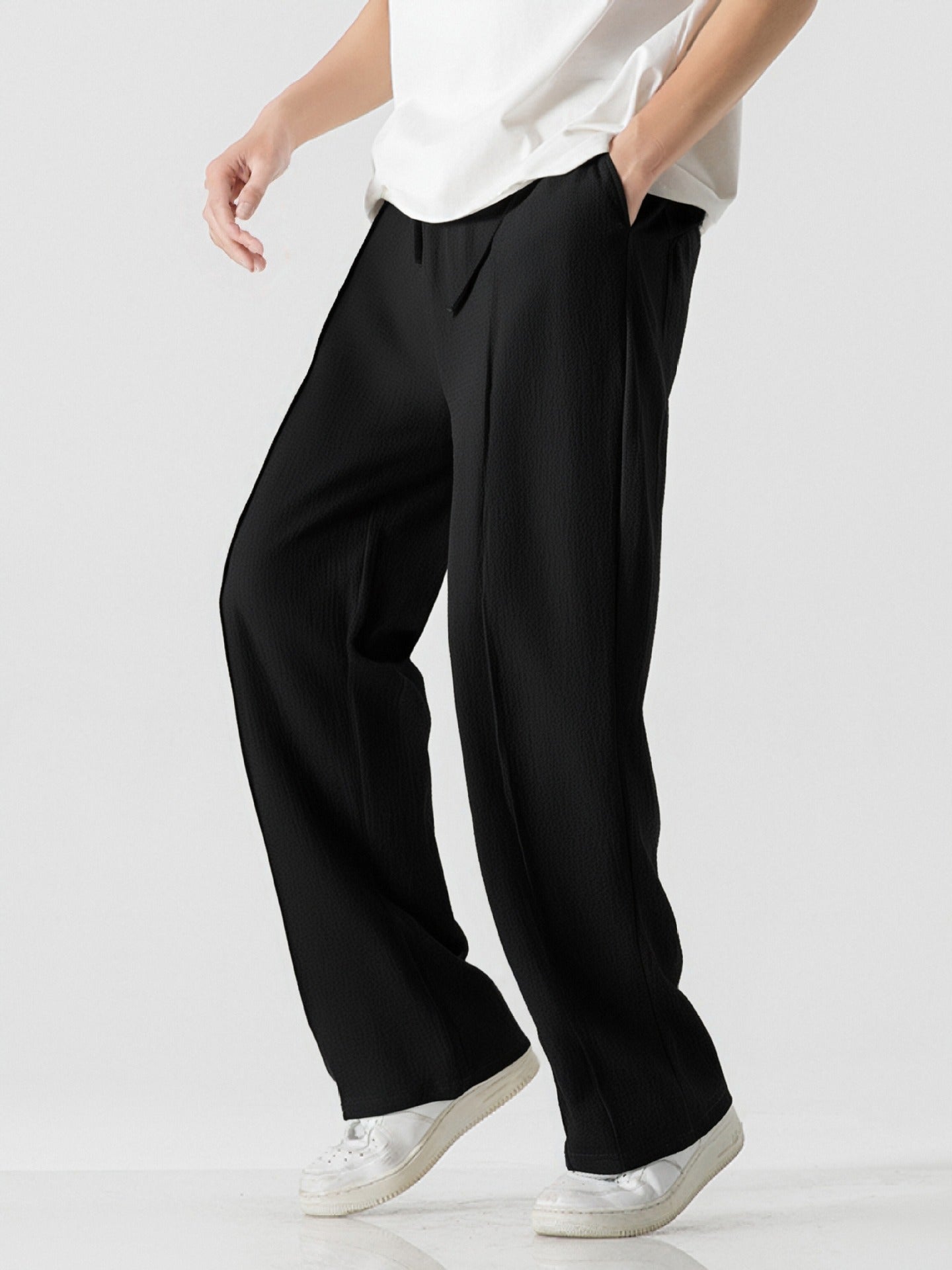 Pantalon décontracté large et élégant pour homme en tissu respirant Berg-Feldt