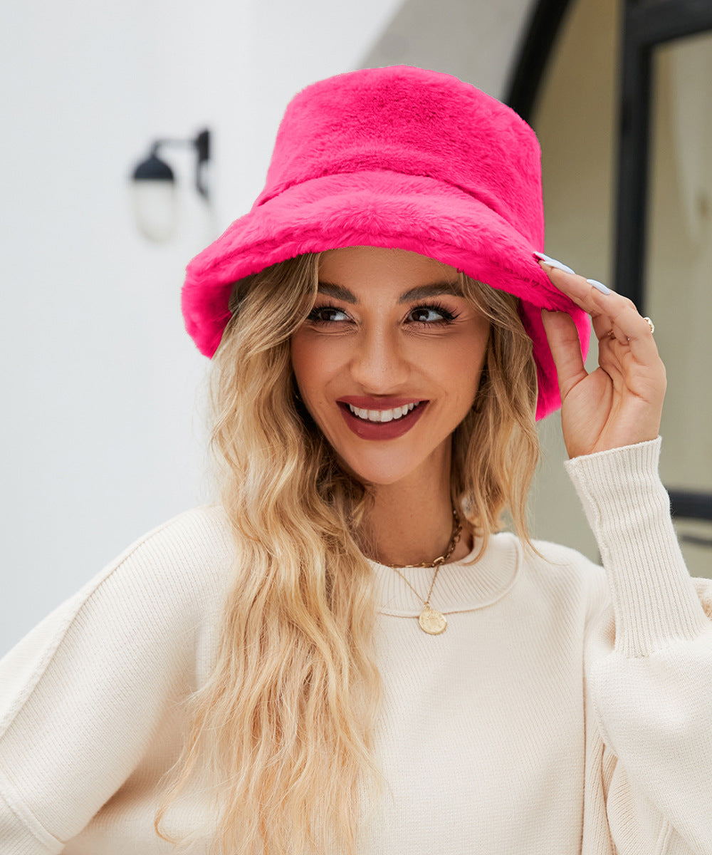 Chapeau douillet en peluche douce pour femme Berg-Feldt