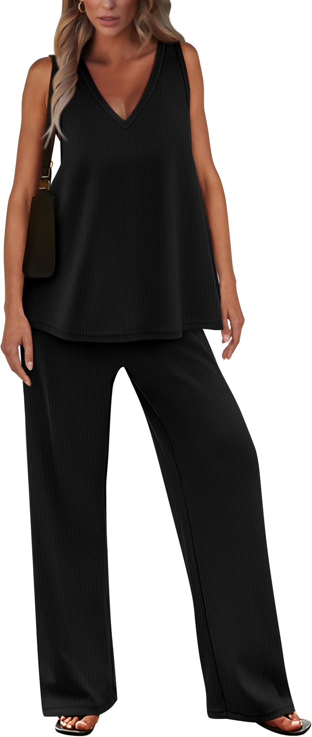 Ensemble de loungewear pour femme, tricot coupe décontractée, berg-feldt