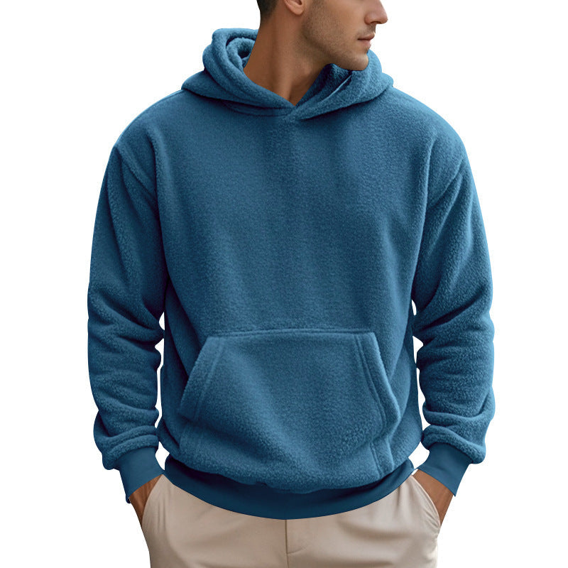 Herren Fleece Hoodie mit Kängurutasche und modernem Schnitt Berg-Feldt
