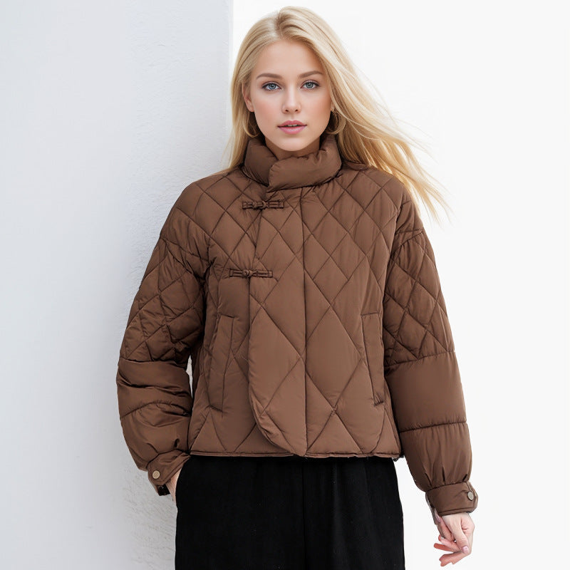 Veste matelassée à col montant pour femme avec boutons-pression pratiques Berg-Feldt