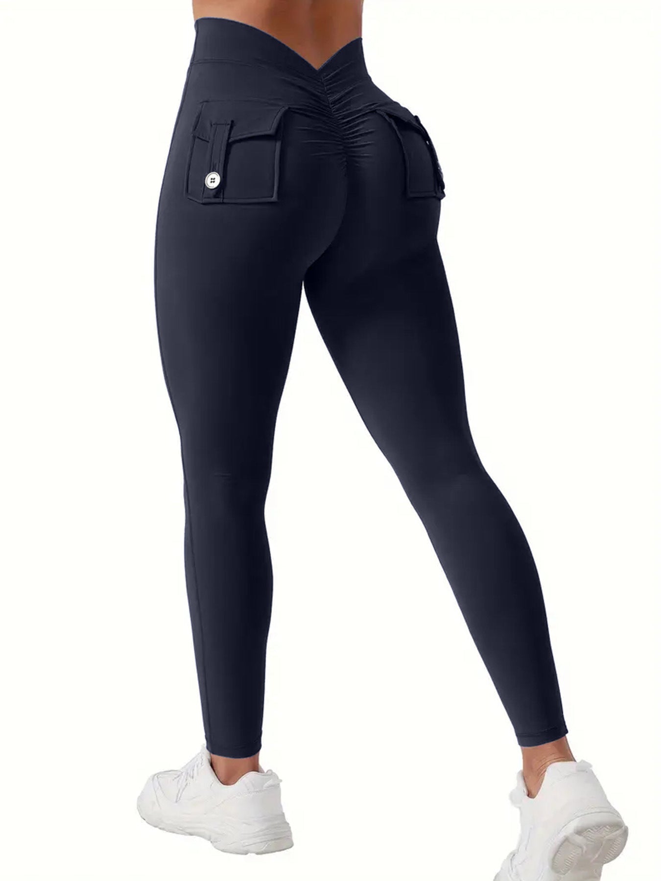 Leggings de sport taille haute pour femmes avec poches de berg-feldt