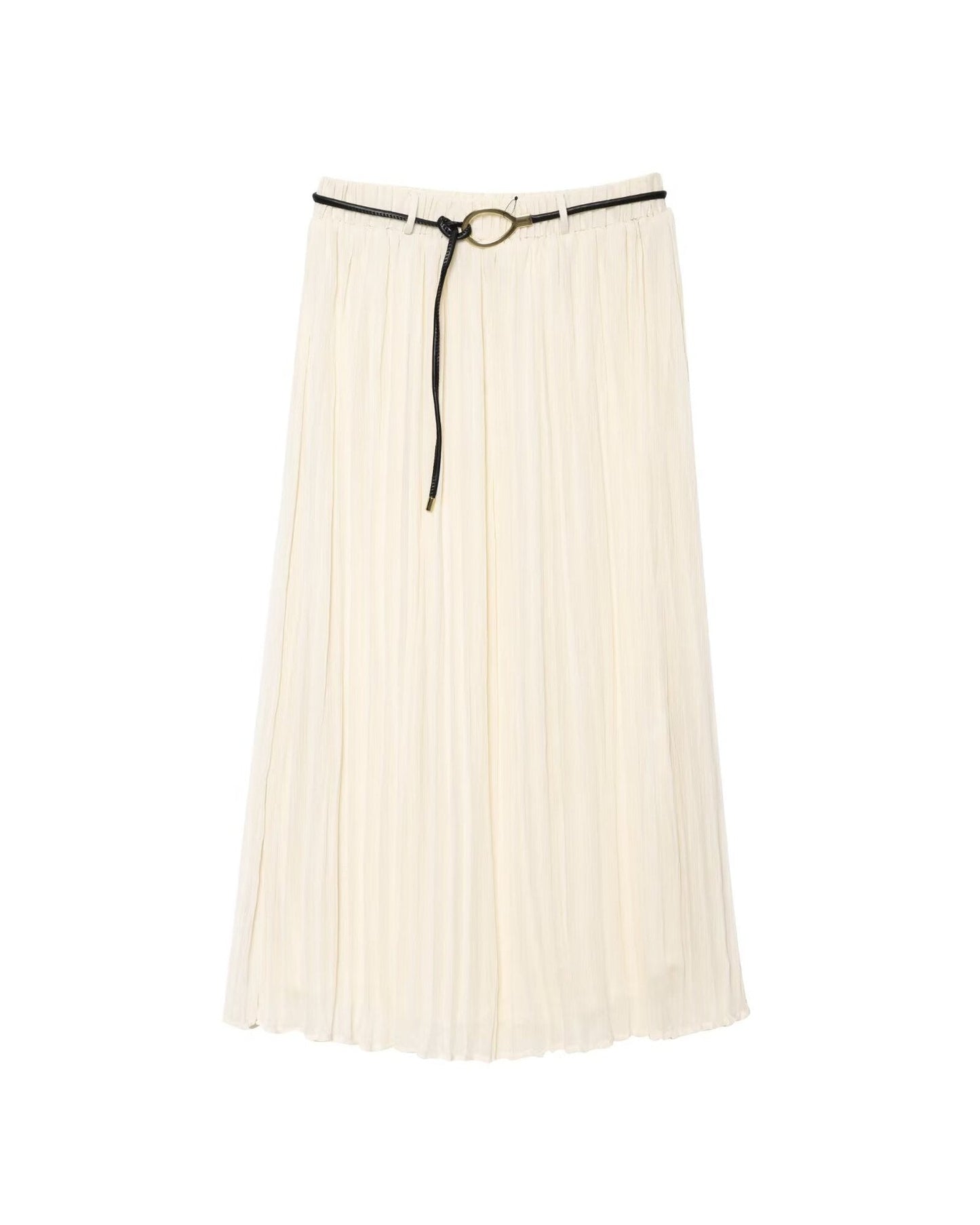 Maxi-jupe plissée pour femme avec ceinture ajustable de berg-feldt
