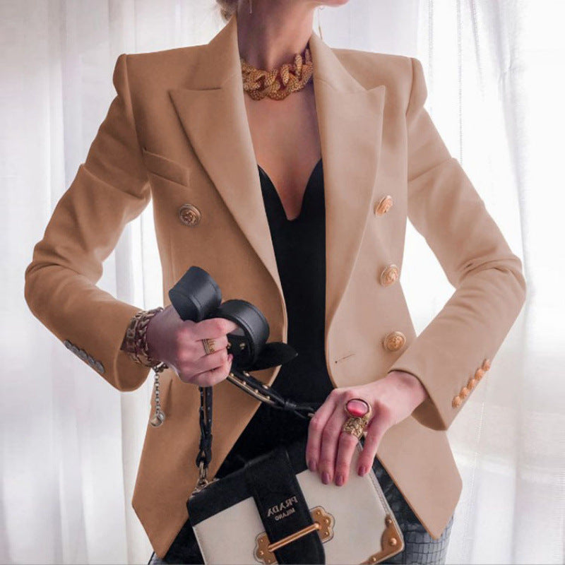 Blazer élégant pour femme avec boutons dorés et coupe classique Berg-Feldt