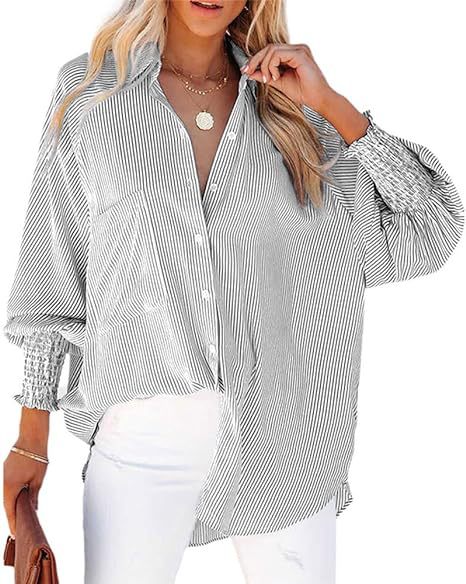 Raffinierte Damen-Hemdbluse in Übergröße mit Falten-Design von berg-feldt