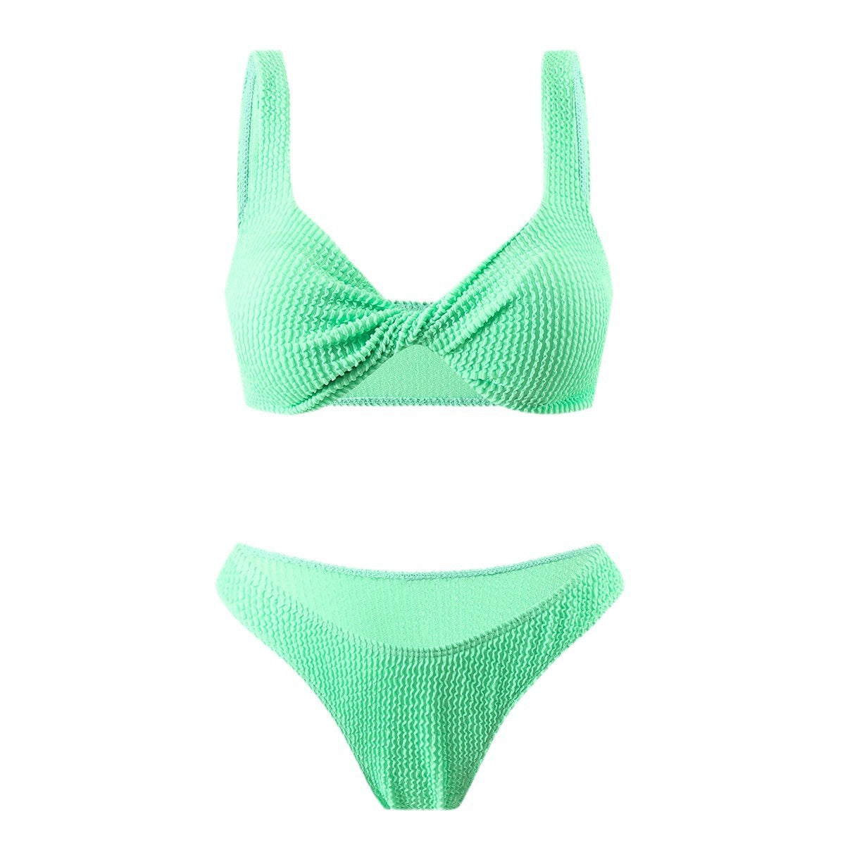 Ensemble de bikini Berg-feldt pour femme avec devant torsadé texturé