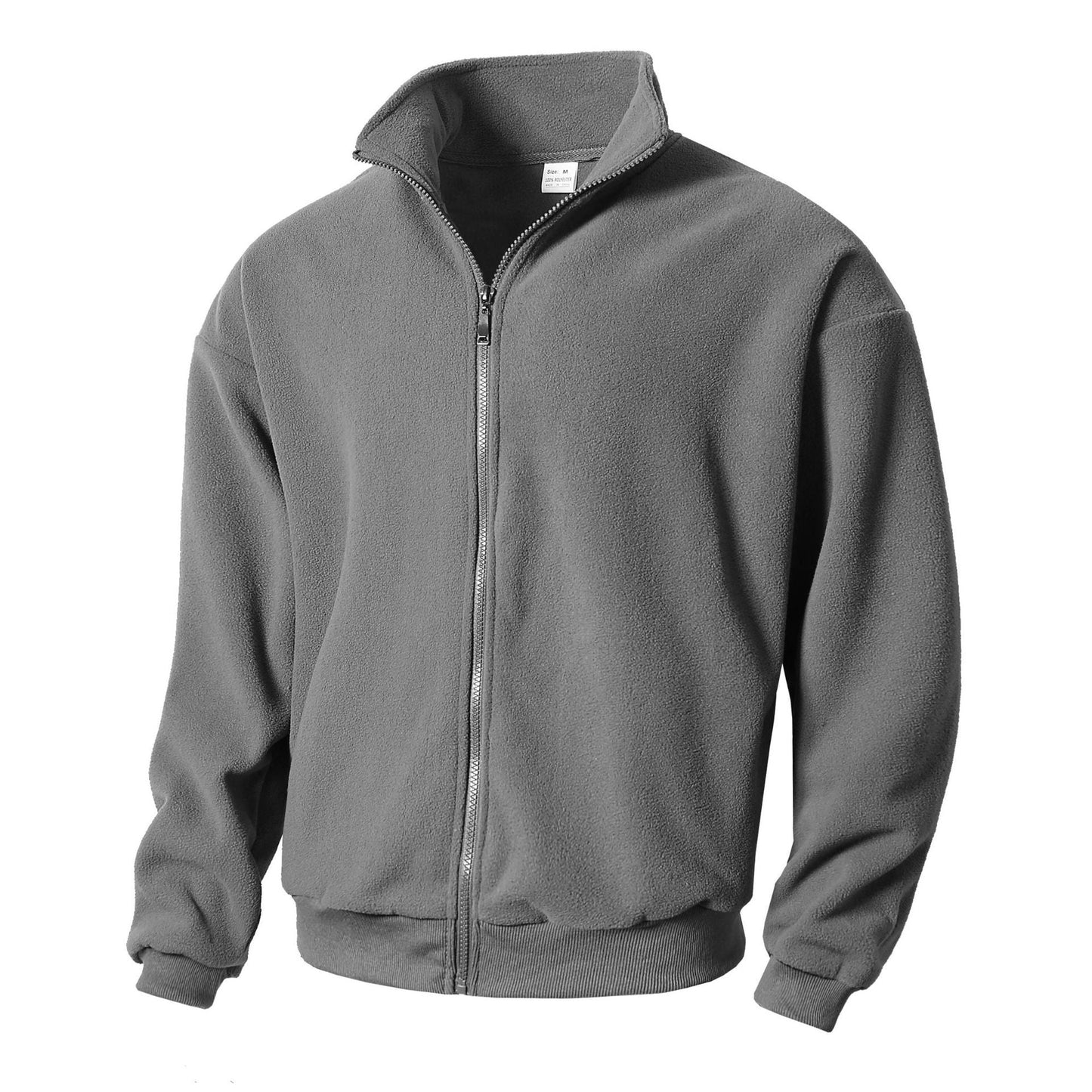 Veste polaire pour homme, col montant, fermeture éclair intégrale Berg-Feldt