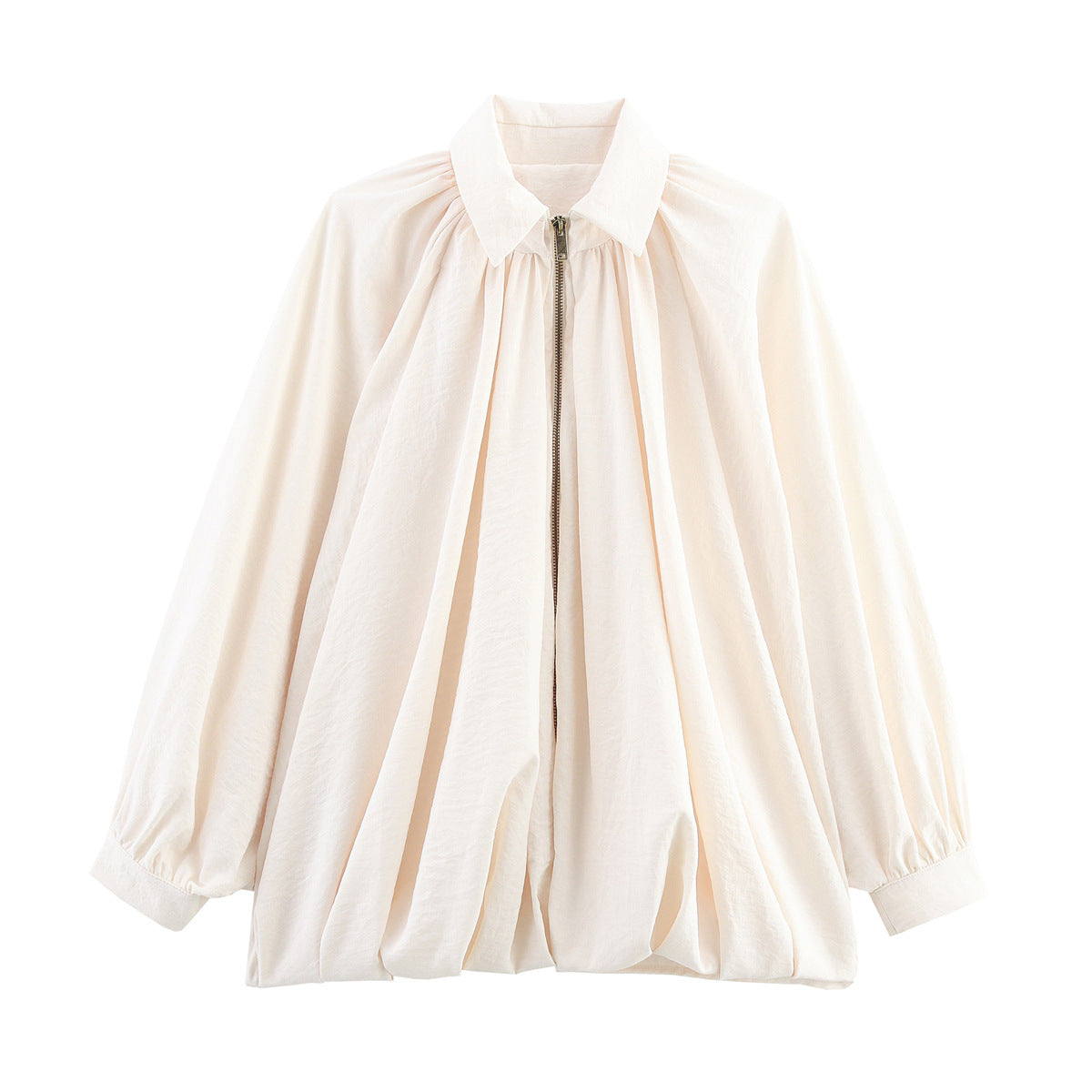 Chemisier oversize Berg-Feldt pour femme, avec col élégant et plis