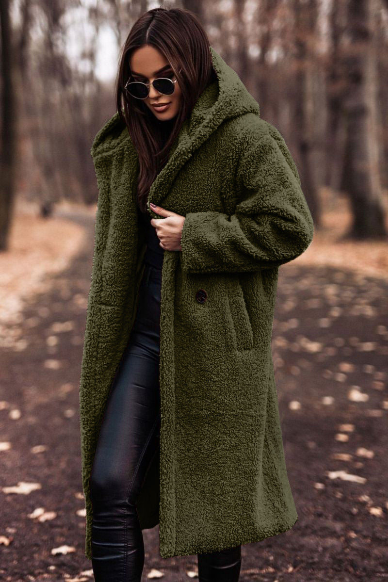 Manteau douillet teddy Berg-Feldt pour femmes
