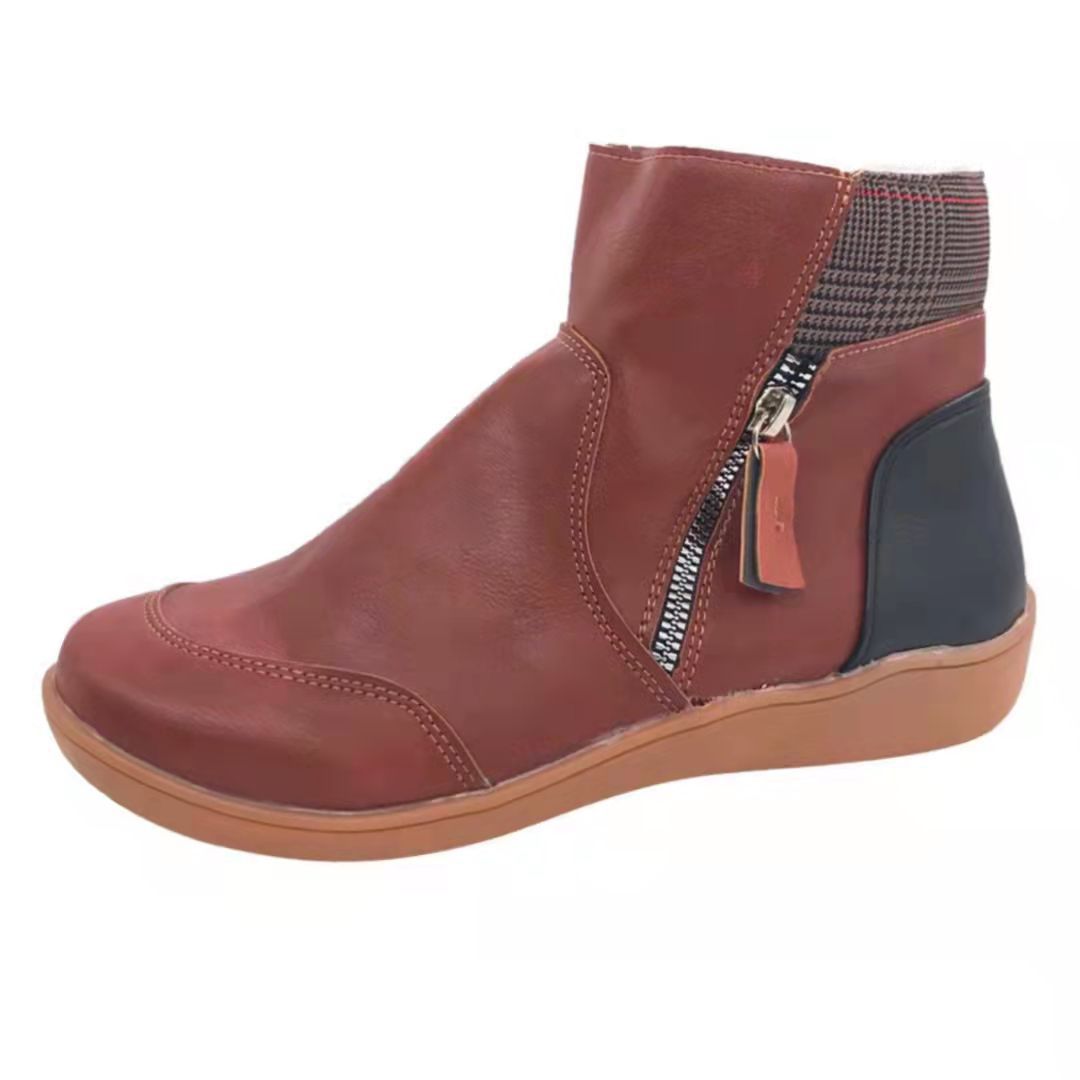 Bottines confortables pour femme avec fermeture éclair tendance et semelle ergonomique Berg-Feldt