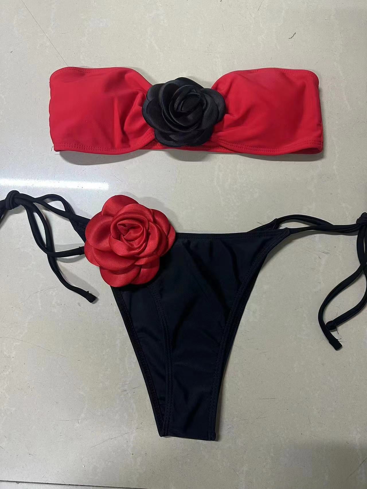 Berg-Feldt Bikini fleuri deux pièces pour femme