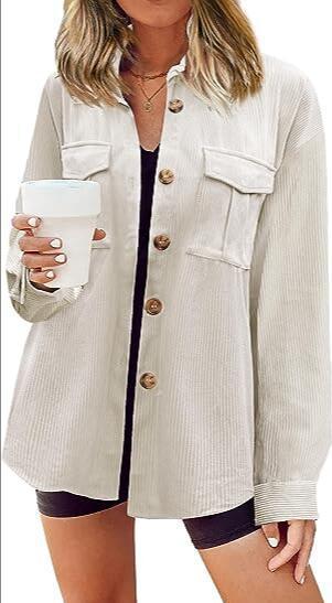 Damen Cordhemdjacke mit doppelter Brusttasche Berg-Feldt