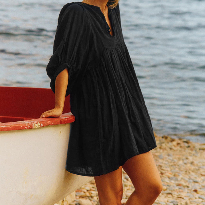 Robe d'été légère pour femme avec manches amples et tombé fluide de berg-feldt