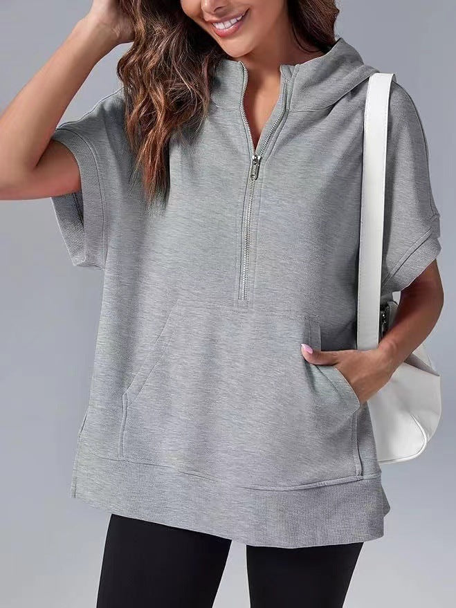 Women's Lightweight Half-Zip Hoodie with Pockets Berg-Feldt
