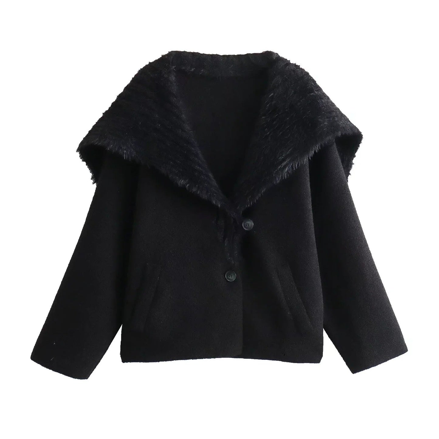Doudoune polaire douillette pour femme avec large col Berg-Feldt