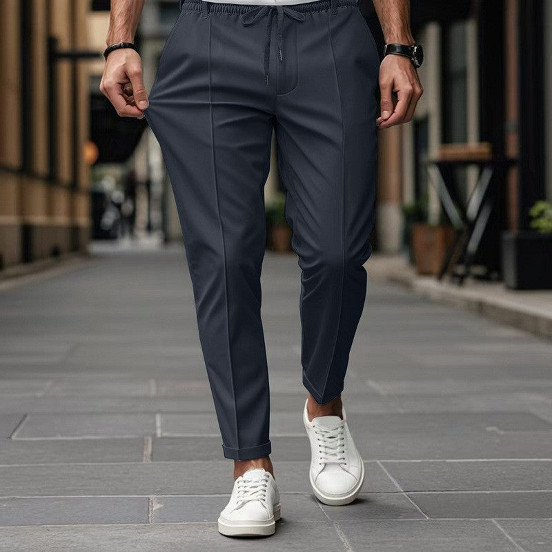 Pantalon de jogging slim-fit homme à taille élastique et poches latérales pratiques Berg-Feldt