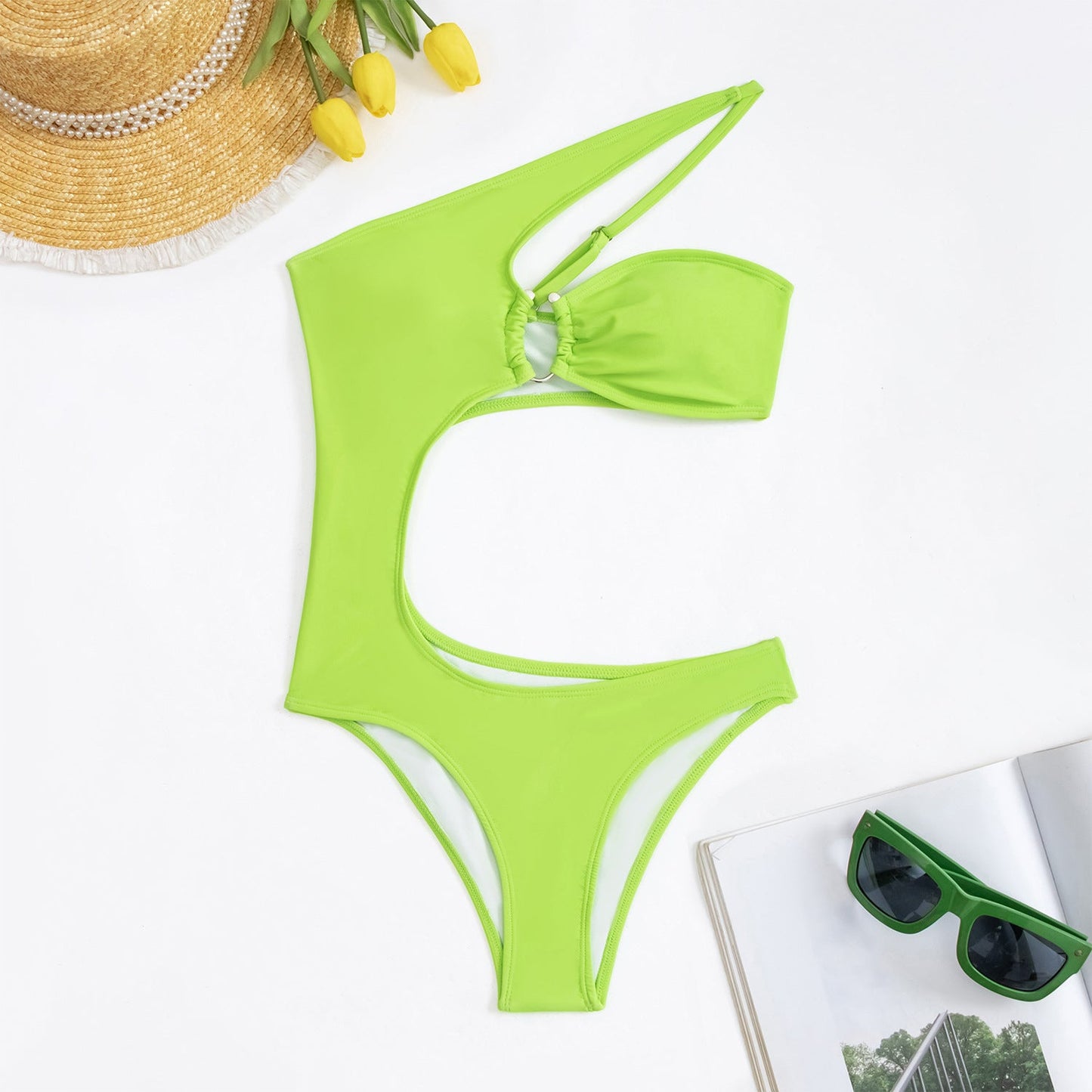 Berg-Feldt Monokini Femme Découpes et Coupe Haute