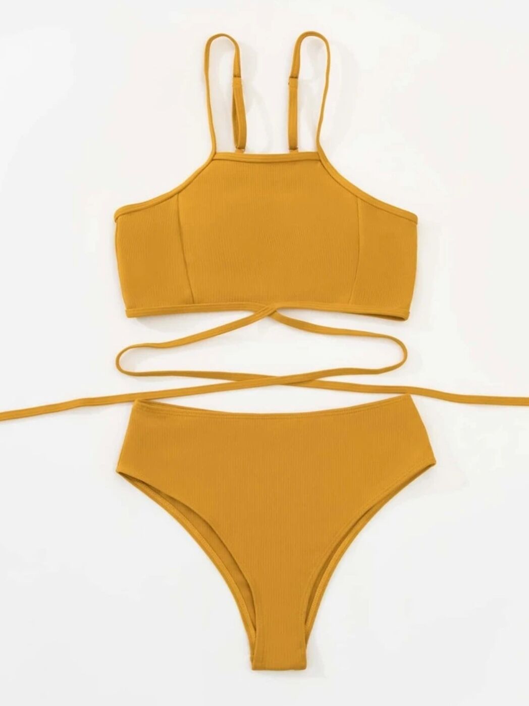 Ensemble bikini femme Berg-Feldt : crop top et culotte taille haute