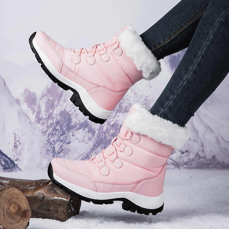 Berg-Feldt | Stiefel - Knöchelhöhe - Ge Quiltete Nähte - Fleece Gefüttert