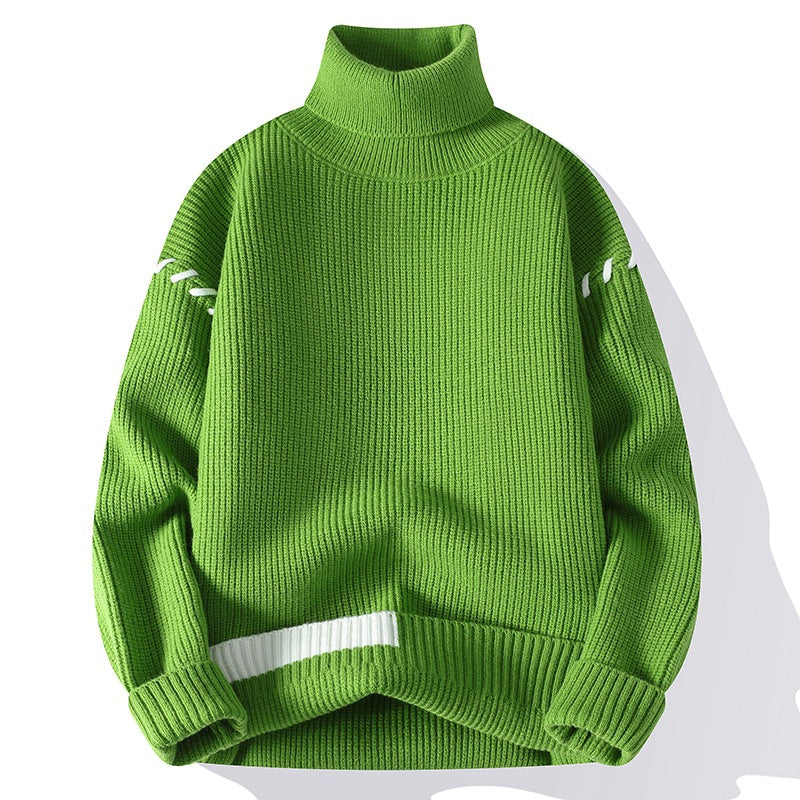 Pull à col roulé épais pour femme avec détails décoratifs sur les manches Berg-Feldt