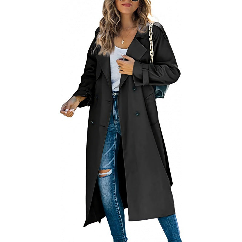 Trench-coat oversize tendance pour femme avec détails élégants Berg-Feldt
