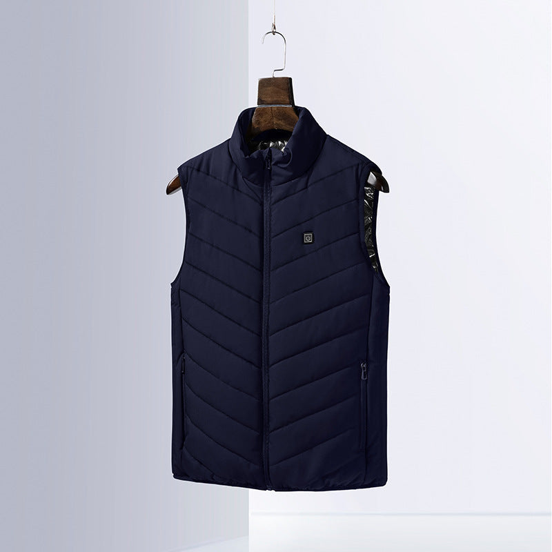 Gilet matelassé doublé pour femme avec col montant et poches pratiques Berg-Feldt