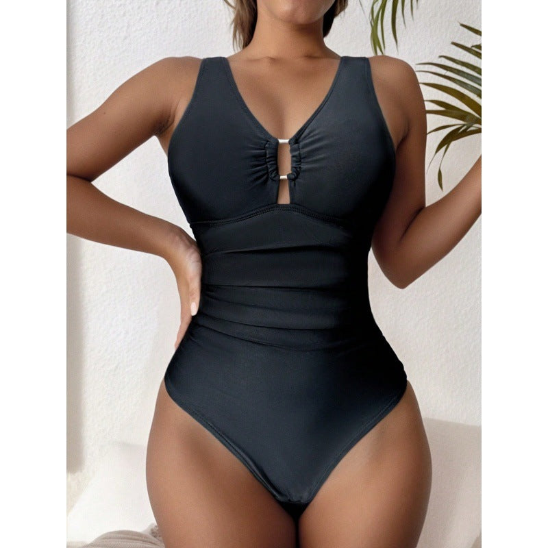 Maillot de bain élégant cache-cœur pour femme berg-feldt au design sportif