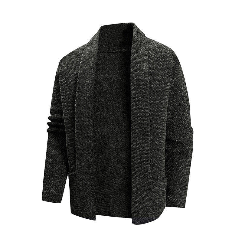 Damen Cardigan élégant avec revers chic et poches Berg-Feldt