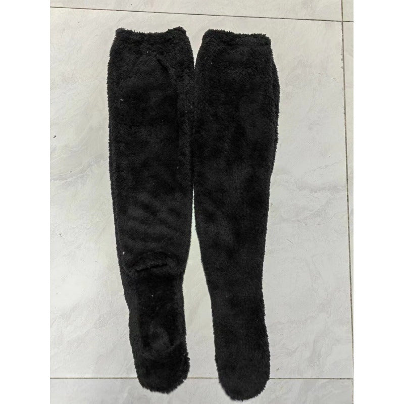 Chaussettes montantes en polaire douillette pour femme Berg-Feldt