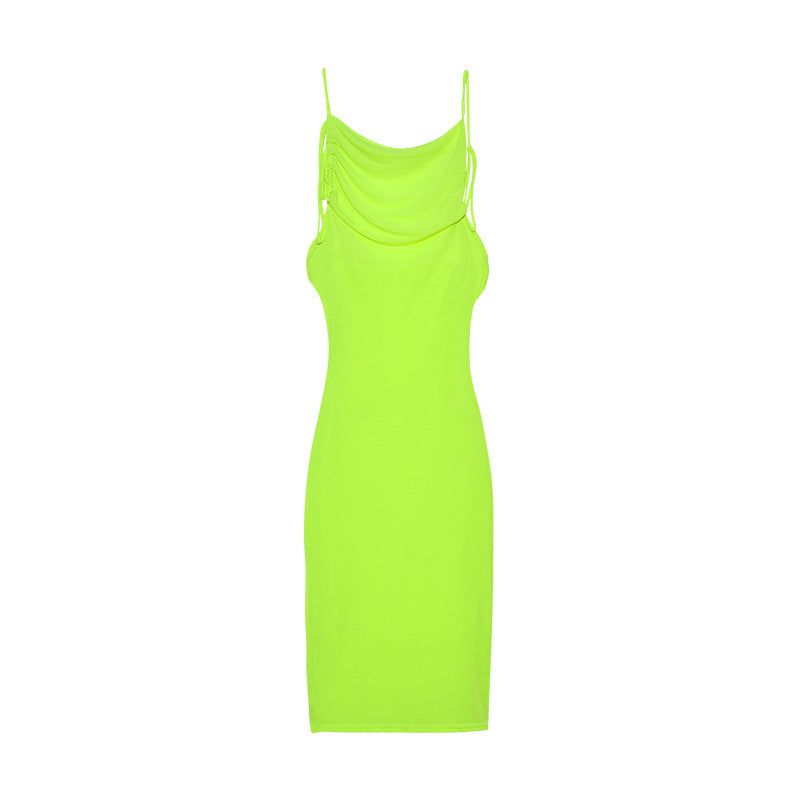 Robe nuisette bodycon pour femme à bretelles réglables de berg-feldt