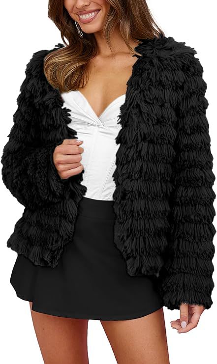 Dames cardigan léger avec franges et coupe ample Berg-Feldt