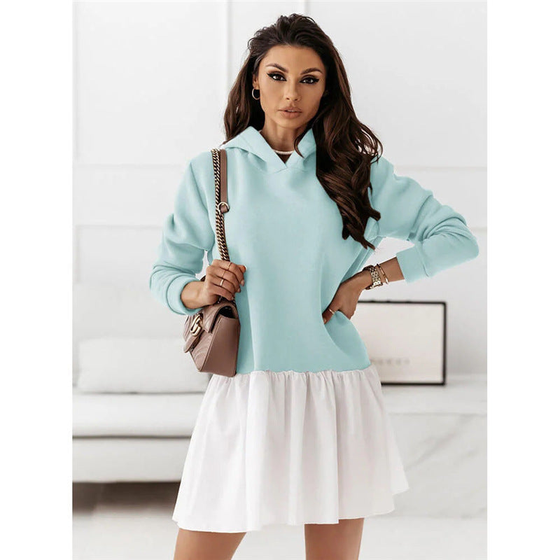 Robe sweat décontractée à capuche pour femme Berg-Feldt