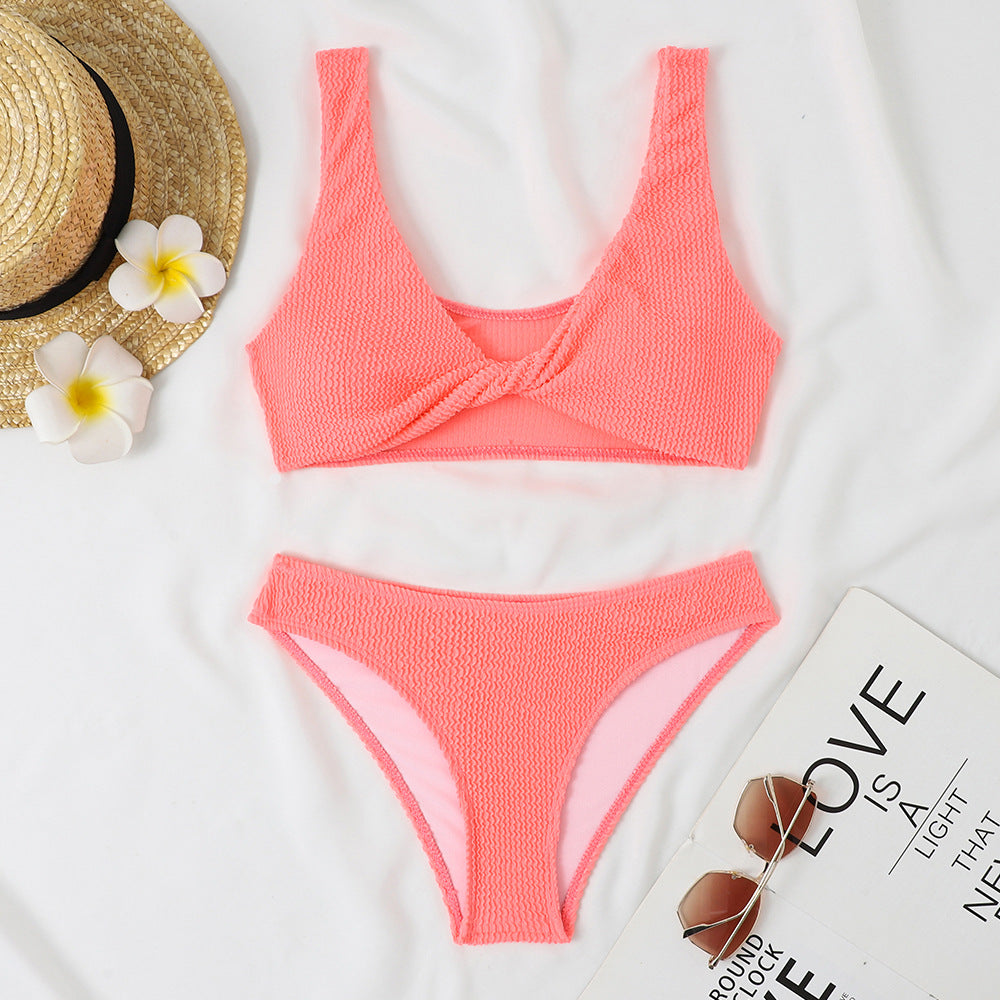 Ensemble bikini femme Berg-Feldt avec haut torsadé moulé
