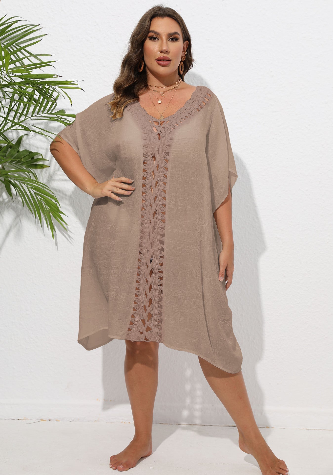 Kaftan de plage bohème au crochet par berg-feldt