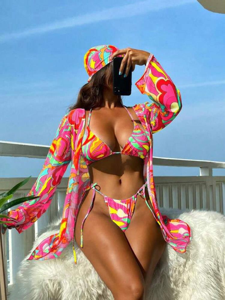 Ensemble bikini femme mix & match avec élégant paréo par berg-feldt