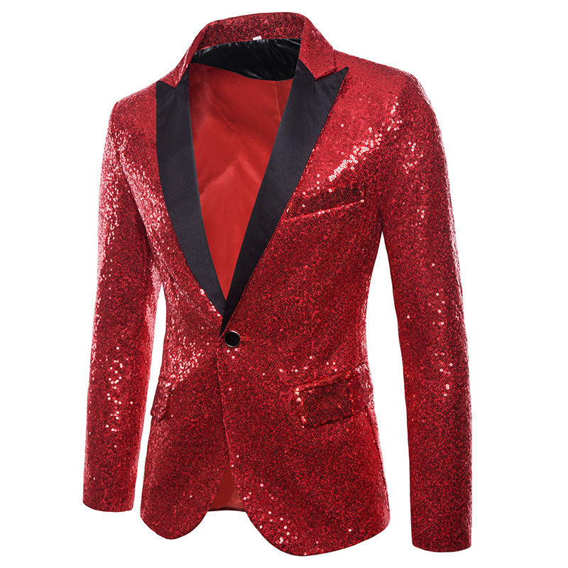 Herren Funktionsblazer mit Pailletten und klassischem Revers Berg-Feldt