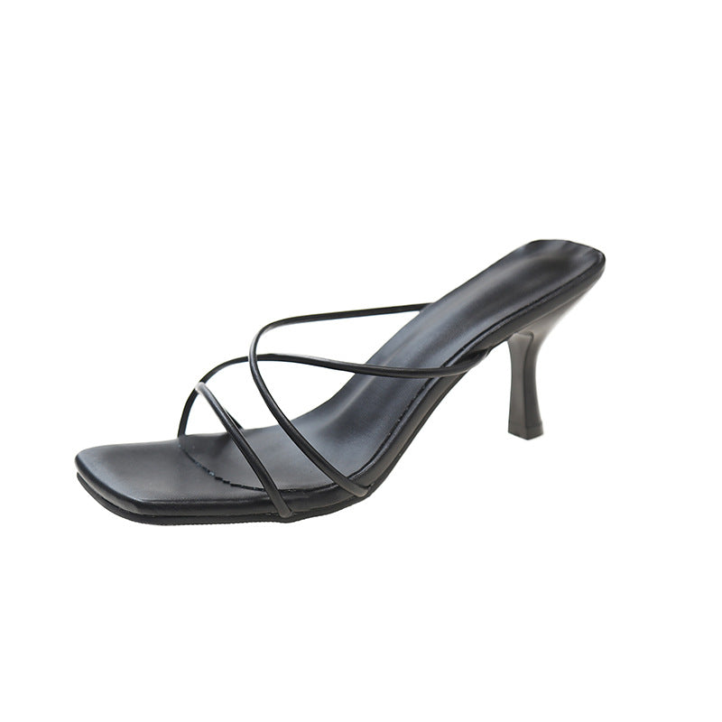 Sandales femme Berg-Feldt à brides élégantes et talon