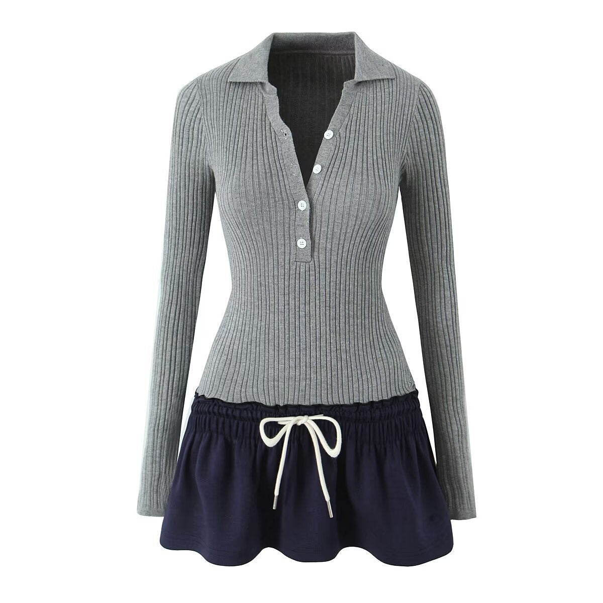 Robe pull décontractée pour femme avec cordon de serrage pratique par berg-feldt