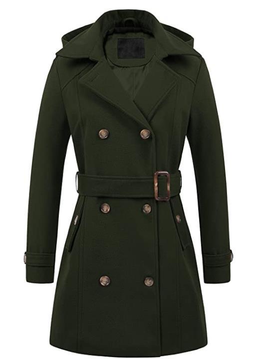 Manteau croisé élégant pour femme avec ceinture Berg-Feldt