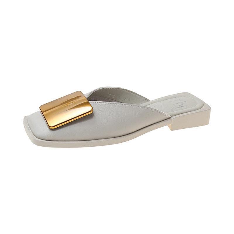 Elegante Damen-Zehentrenner mit goldenen Akzenten von berg-feldt