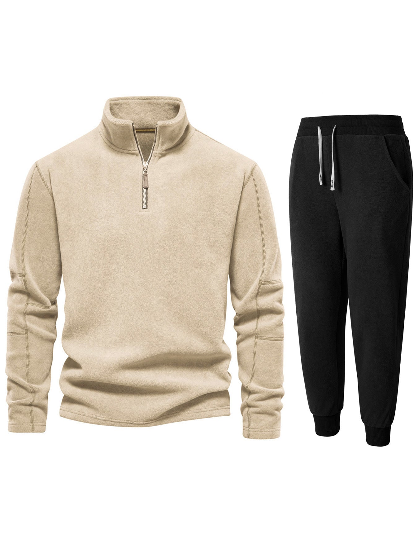 Haut polaire pour homme avec fermeture éclair courte et pantalon de jogging confortable Berg-Feldt
