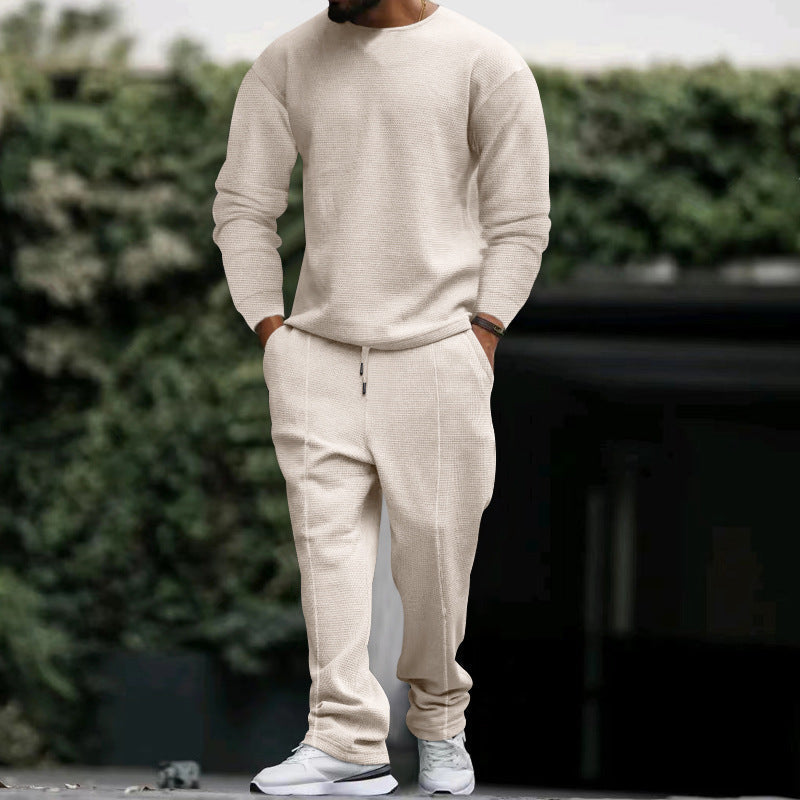Herren lässiges Sweatshirt und Jogginghose Set mit strukturiertem Stoff Berg-Feldt