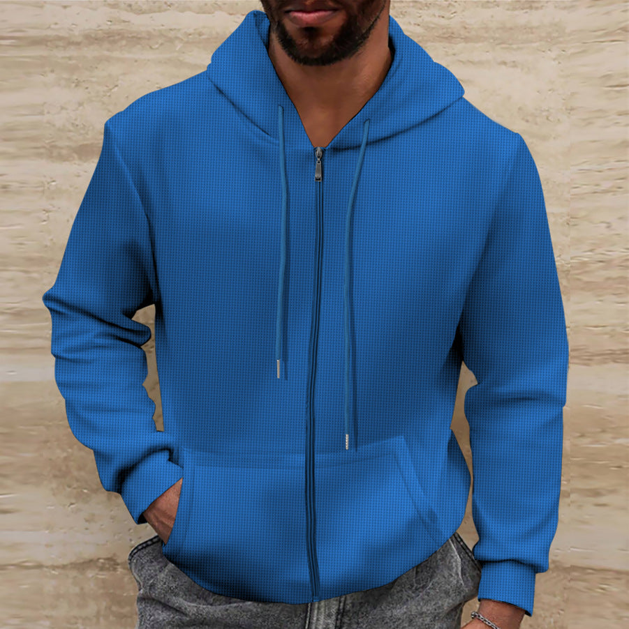 Veste à capuche pour hommes avec surface texturée et poches pratiques Berg-Feldt