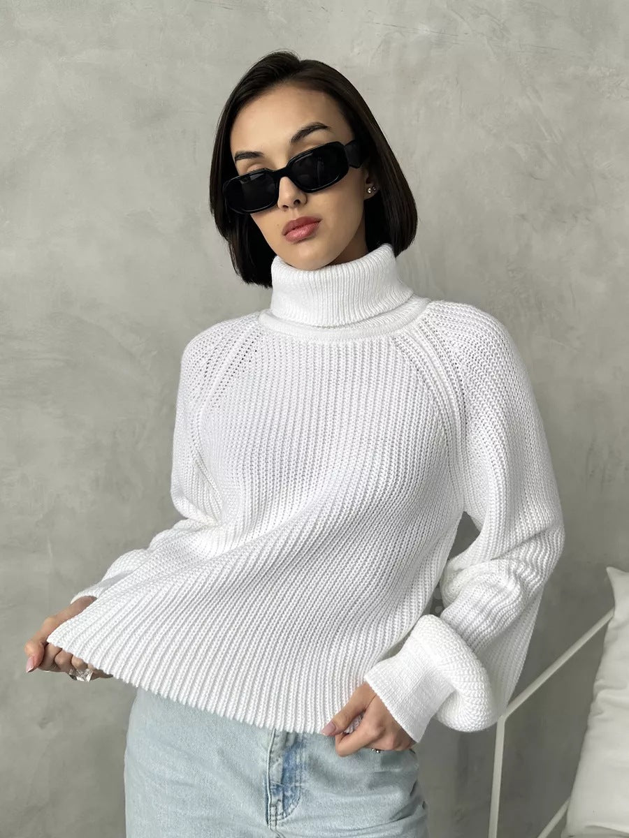 Pull femme à col montant Berg-Feldt